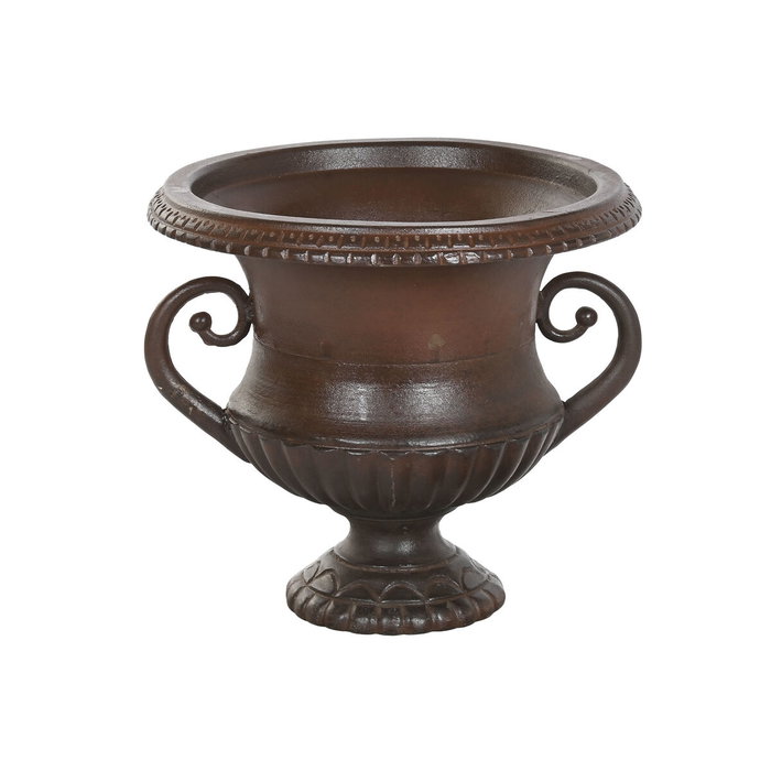DKD Home Decor Jarrón de Hierro Colado Patinado Óxido Marrón DKD Home Decor Jarrón de Hierro Colado Patinado Óxido Marrón