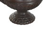 DKD Home Decor Jarrón de Hierro Colado Patinado Óxido Marrón