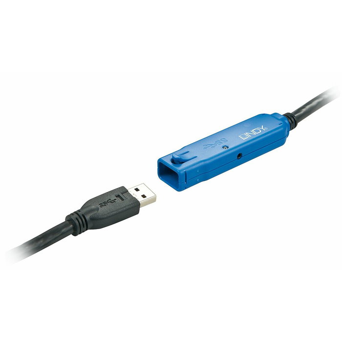 Lindy Cable de Extensión Activa USB 3.2 Gen 1 10m Negro Lindy Cable de Extensión Activa USB 3.2 Gen 1 10m Negro