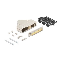 DeLOCK 67136 Carcasa metálica para conector D-Sub de 37 pines, Macho