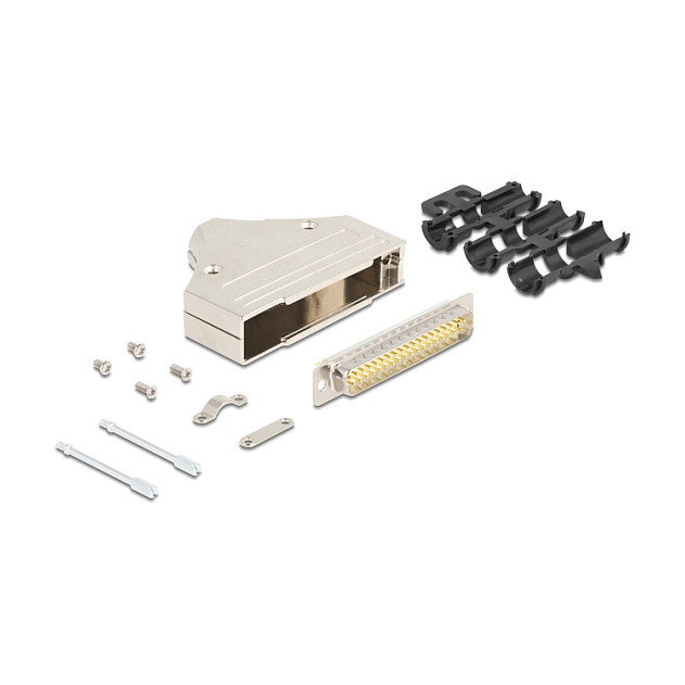 DeLOCK 67136 Carcasa metálica para conector D-Sub de 37 pines, Macho DeLOCK 67136 Carcasa metálica para conector D-Sub de 37 pines, Macho