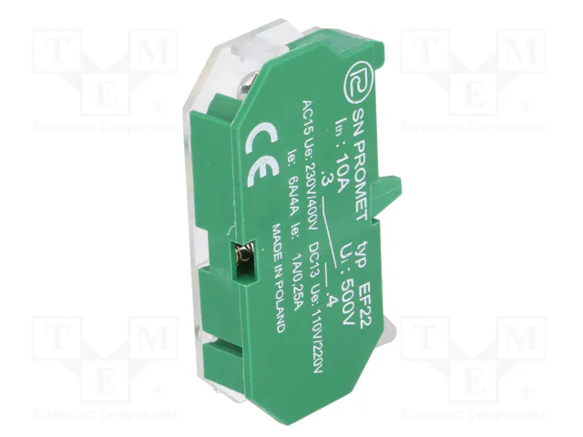 PROMET Bloques de contactos NEF22 de 22mm PROMET Bloques de contactos NEF22 de 22mm