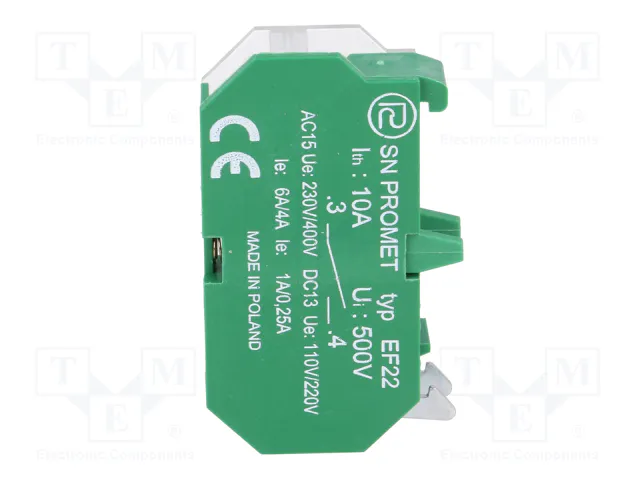 PROMET Bloques de contactos NEF22 de 22mm PROMET Bloques de contactos NEF22 de 22mm