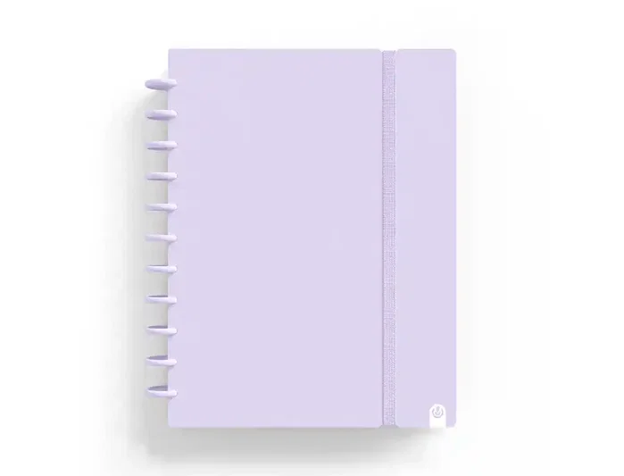 Carchivo Cuaderno Ingeniox Foam A4 80 Hojas Rayado Horizontal Malva Pastel