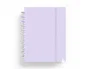 Carchivo Cuaderno Ingeniox Foam A4 80 Hojas Rayado Horizontal Malva Pastel