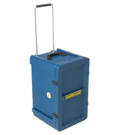 Hardcase Estuche Cajon Flamenco Con Ruedas - Azul Oscuro