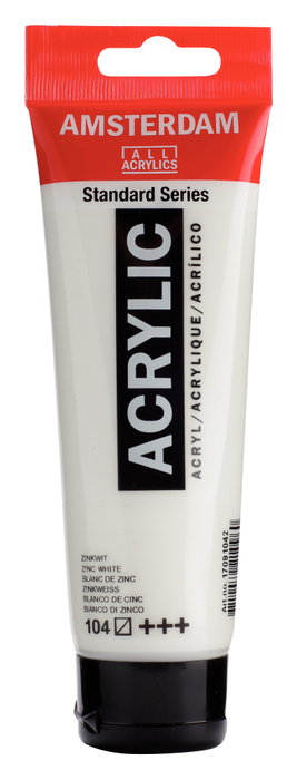 Amsterdam Amsterdam Standard Series Colores Acrílicos Blanco de Cinc 120 ml Amsterdam Amsterdam Standard Series Colores Acrílicos Blanco de Cinc 120 ml