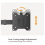 EQUIP Soporte para 2 Monitores 17''-35'' 650177 Negro