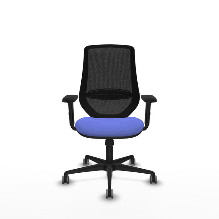 PIQUERAS Y CRESPO Silla de oficina Mardos con mecanismo Sincro, Azul claro y Negro PIQUERAS Y CRESPO Silla de oficina Mardos con mecanismo Sincro, Azul claro y Negro