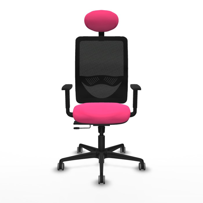 PIQUERAS Y CRESPO Silla de oficina Zulema Rosa y Negro PIQUERAS Y CRESPO Silla de oficina Zulema Rosa y Negro