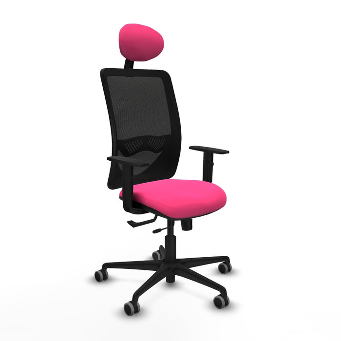 PIQUERAS Y CRESPO Silla de oficina Zulema Rosa y Negro PIQUERAS Y CRESPO Silla de oficina Zulema Rosa y Negro