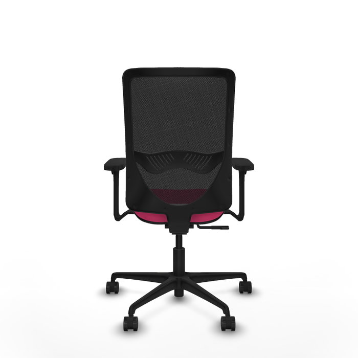 PIQUERAS Y CRESPO Silla de oficina Zulema con mecanismo Sincro, Rosa y Negro PIQUERAS Y CRESPO Silla de oficina Zulema con mecanismo Sincro, Rosa y Negro