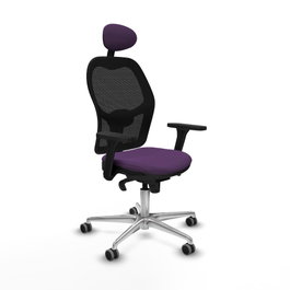 PIQUERAS Y CRESPO Silla de oficina Jorquera Morado/Negro