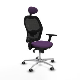 PIQUERAS Y CRESPO Silla de oficina Jorquera Morado/Negro