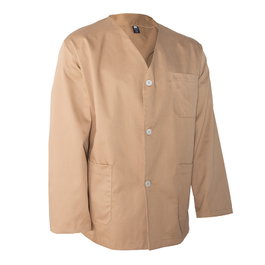 Duver Chaqueta Sin Solapa Color Beige Talla S-XXL Talla XL