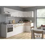 Armario Junona High Furniture 40 cm - 1 puerta - blanco brillante