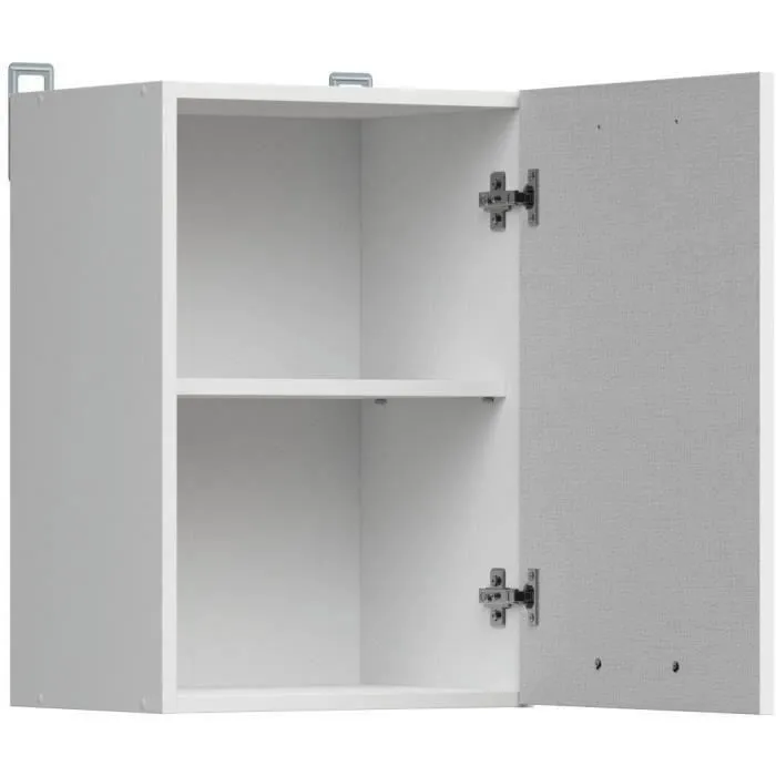 Armario Junona High Furniture 40 cm - 1 puerta - blanco brillante