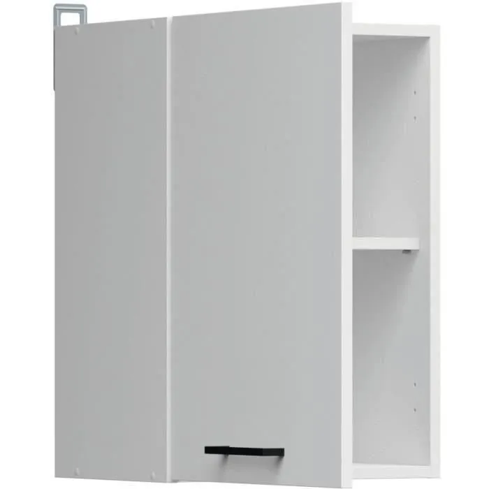 Armario Junona High Furniture 40 cm - 1 puerta - blanco brillante
