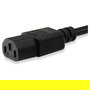 EQUIP 112100 Cable Kaltgeräteverlängerung IEC C14 a IEC C13, 1.8 Metros, Negro