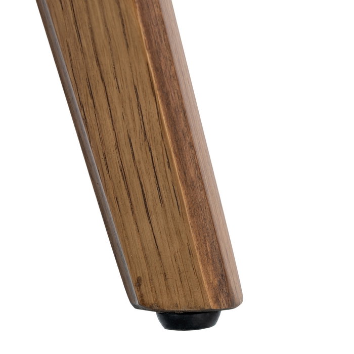 Silla Marrón Madera / Simil Piel 61 X 56 X 82 cm Silla Marrón Madera / Simil Piel 61 X 56 X 82 cm