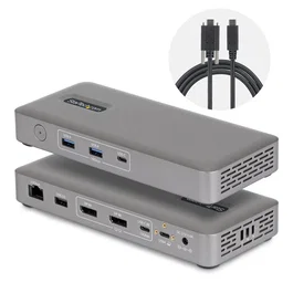 StarTech USB4 Dual Display Docking Station 4K con carga de 100W