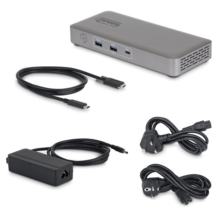 StarTech USB4 Dual Display Docking Station con carga de 100W