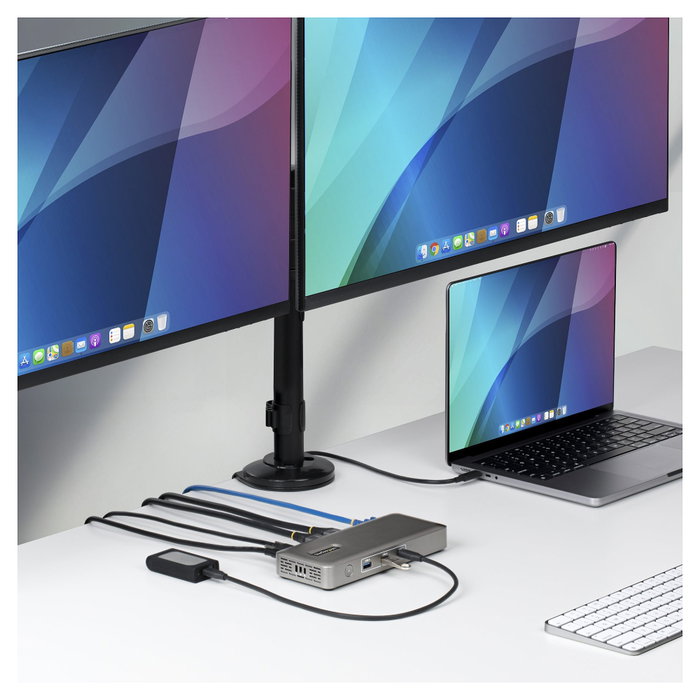 StarTech USB4 Dual Display Docking Station con carga de 100W
