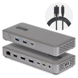 StarTech USB4 Dual Display Docking Station con carga de 100W