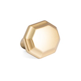 Giusti Pomo Zamak Modelo Sinai Ø28 1 Agujero Acabado Oro Satinado