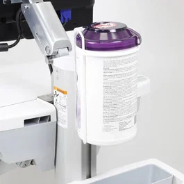 Ergotron 97-828 Soporte Accesorio para Dispensador de Toallitas Sanitarias - Para Carros StyleView y con Canal de Ranura en T - Color Blanco