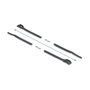 DeLOCK 19467 Brida para cables de cabeza plana 150 x 3,6 mm, 100 piezas, negro