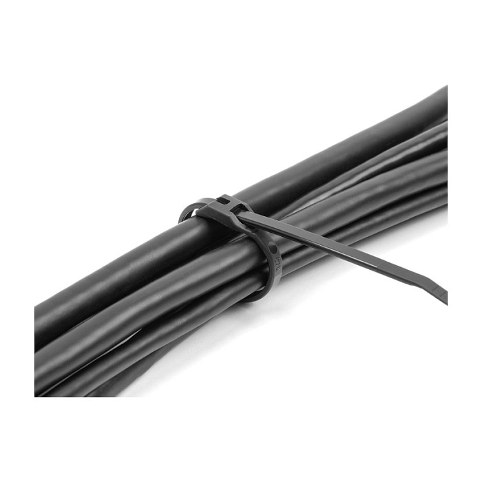 DeLOCK 19467 Brida para cables de cabeza plana 150 x 3,6 mm, 100 piezas, negro DeLOCK 19467 Brida para cables de cabeza plana 150 x 3,6 mm, 100 piezas, negro