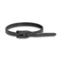 DeLOCK 19467 Brida para cables de cabeza plana 150 x 3,6 mm, 100 piezas, negro