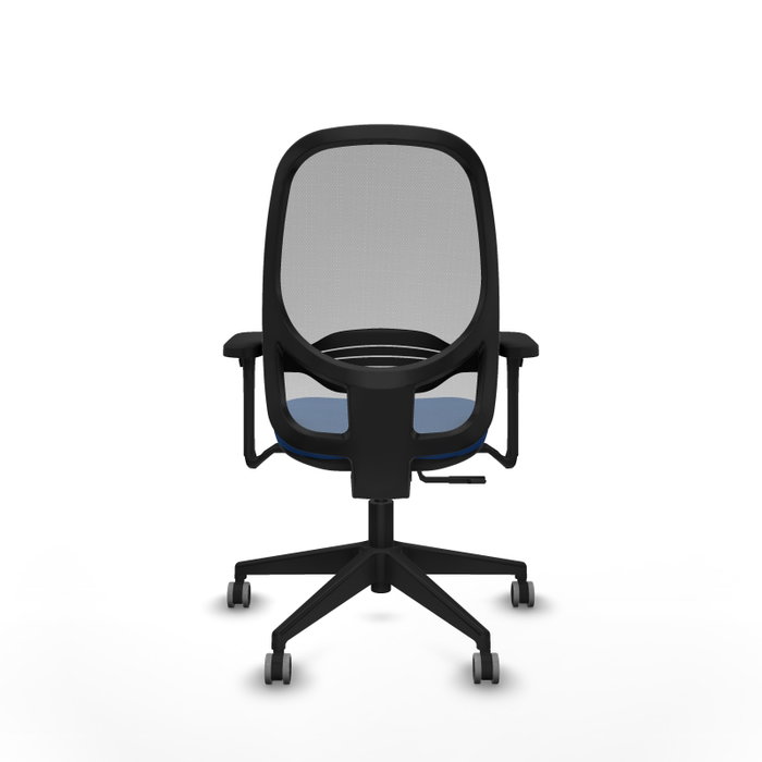 PIQUERAS Y CRESPO Silla de oficina Cilanco con mecanismo Sincro Azul y Gris