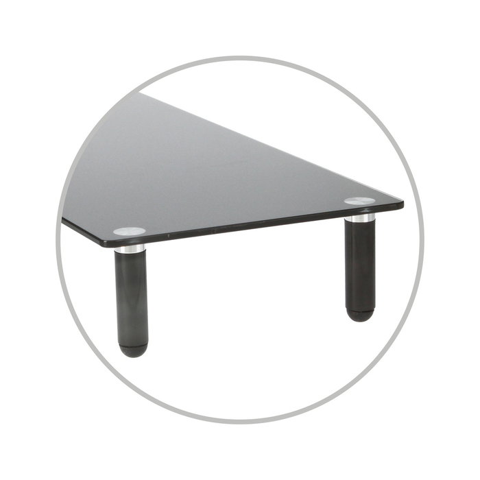 Holmios Soporte elevador de monitor Negro Holmios Soporte elevador de monitor Negro