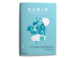 Rubio Cuaderno Competencia Lectora 5 Lectura Comprensiva Ejercicios Niños A5