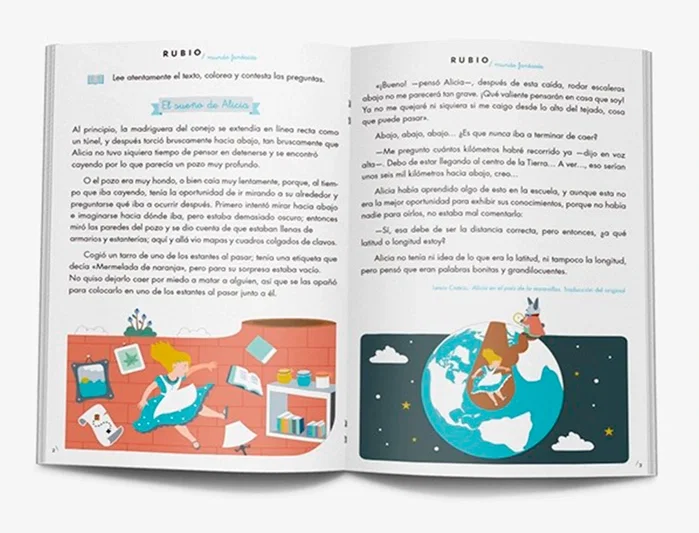 Rubio Cuaderno Competencia Lectora 5 Lectura Comprensiva Ejercicios Niños A5