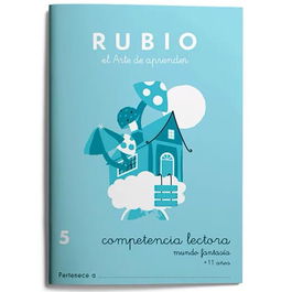 Rubio Cuaderno Competencia Lectora 5 Lectura Comprensiva Ejercicios Niños A5