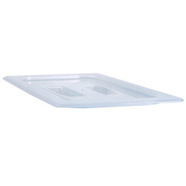 CAMBRO Tapa con asa para cubeta GN 1/2, 26,5 x 32,5 cm, Blanco translúcido