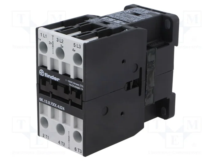 FINDER Contactor 3-polar 24A 230VAC Serie 6K FINDER Contactor 3-polar 24A 230VAC Serie 6K