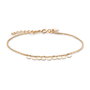 Rosefield JBAG-J011 Pulsera de Plata de Ley para Mujer