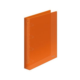 Carpeta De Anillas Dohe Pp Traslucido A4 4 An.Mixtas 25Mm Naranja