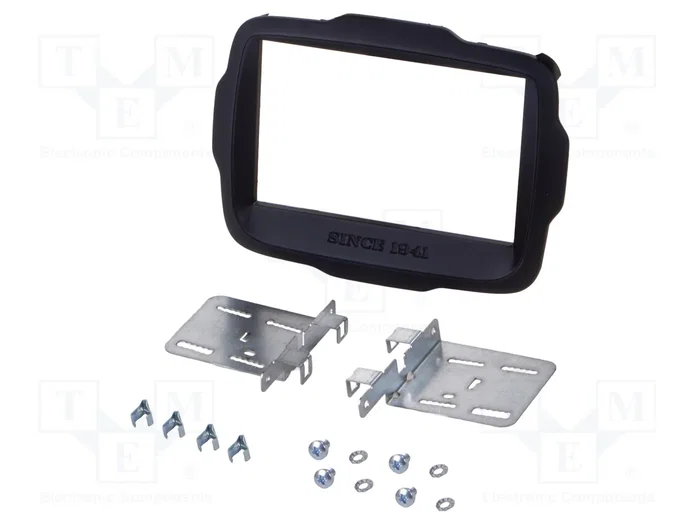 PER.PIC. Bastidor de montaje de radio 2 DIN para Jeep Renegade, negro PER.PIC. Bastidor de montaje de radio 2 DIN para Jeep Renegade, negro