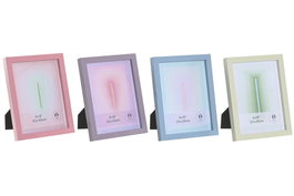 DKD Home Decor Set de 4 Marcos para Fotos 15x20 cm Surtidos