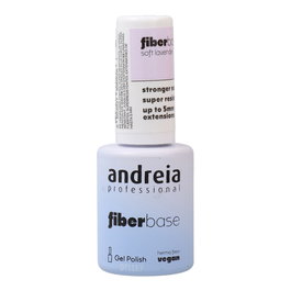 Andreia Fiber Base Esmalte en Gel Color Soft Lavender 10.5 ml Protección Antirroturas