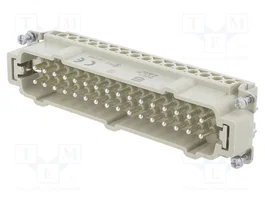 HARTING Han E® Conector Macho de Plantilla de Contacto 32+PE