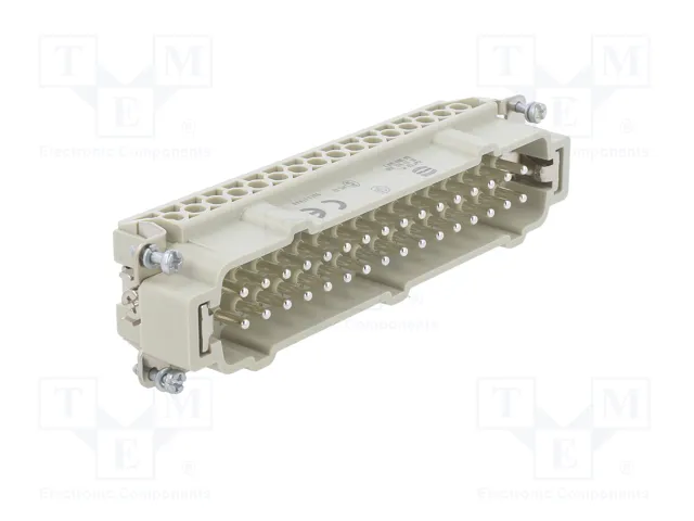 HARTING Han E® Conector Macho de Plantilla de Contacto 32+PE