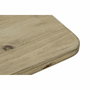 DKD Home Decor Mesa Centro Loft 54 x 52 x 112 cm Negro Natural Metal Abeto 1 Estantería Metal y Abeto Ruedas