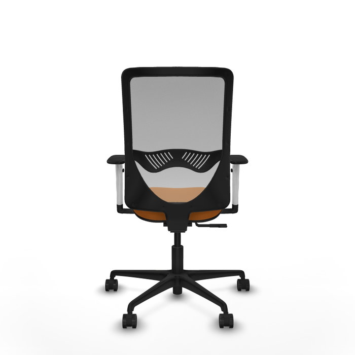 PIQUERAS Y CRESPO Silla de oficina Zulema con mecanismo Sincro, Naranja y Gris PIQUERAS Y CRESPO Silla de oficina Zulema con mecanismo Sincro, Naranja y Gris