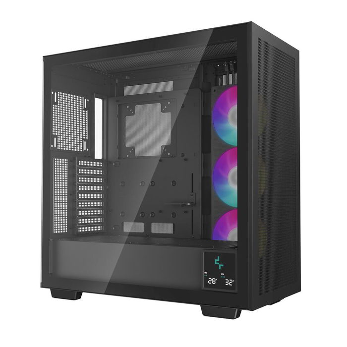 DEEPCOOL Morpheus - Caja Ordenador Gaming ATX Max, Torre Sobremesa, Negro, Con USB Tipo-C y aRGB, Part Number R-MORPHEUS-BKAPA1-G-1